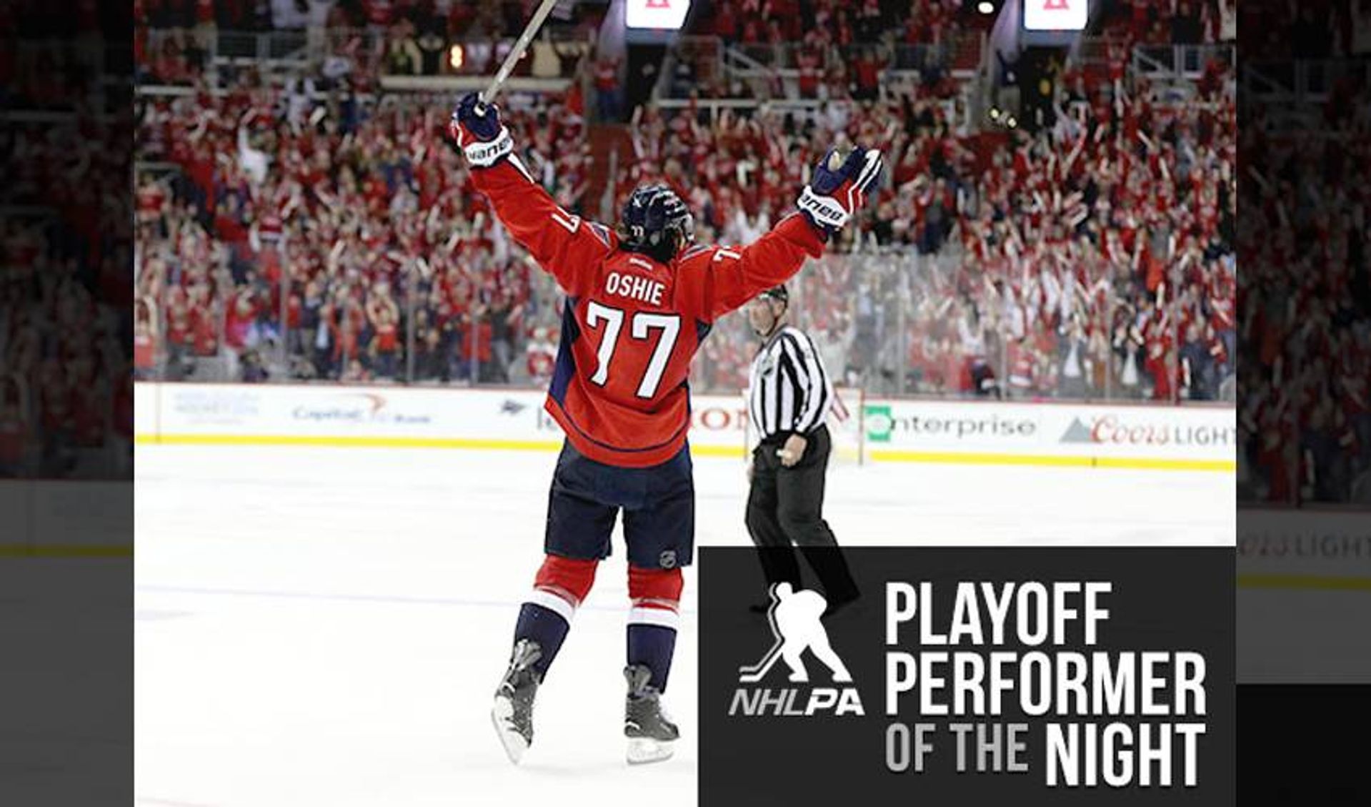 The Hat Fits For Oshie in Game 1