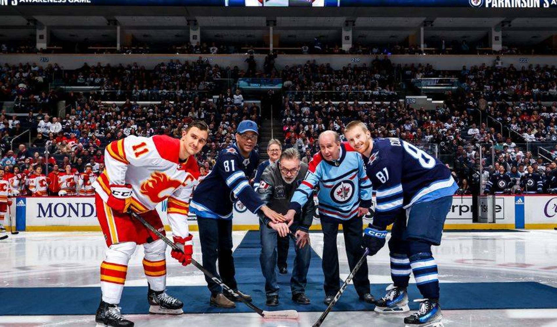 A cause close to home, Kyle Connor faces off against Parkinson’s