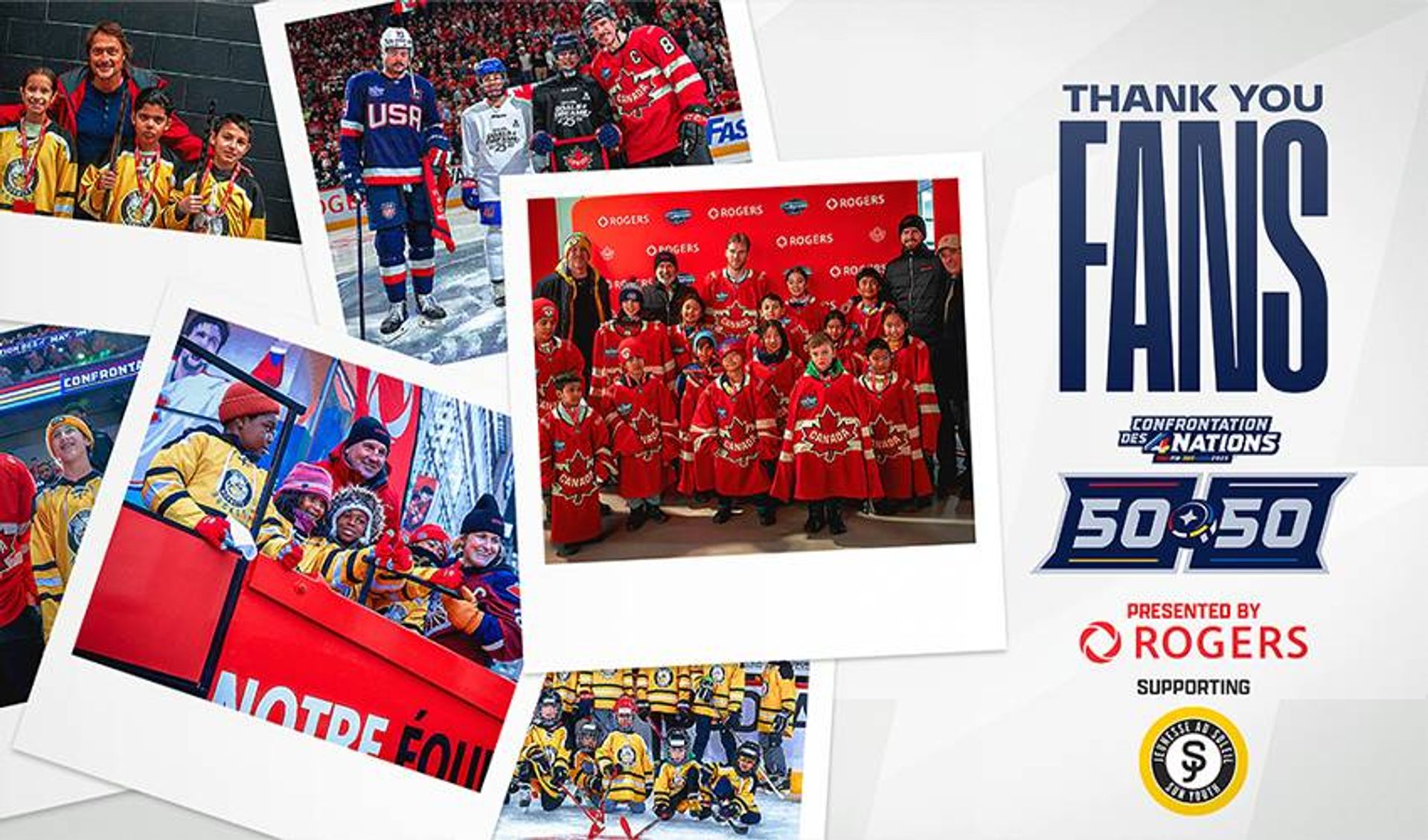4 Nations Face-Off 50/50 presented by Rogers contributes $180,000 to support Montreal-based Sun Youth