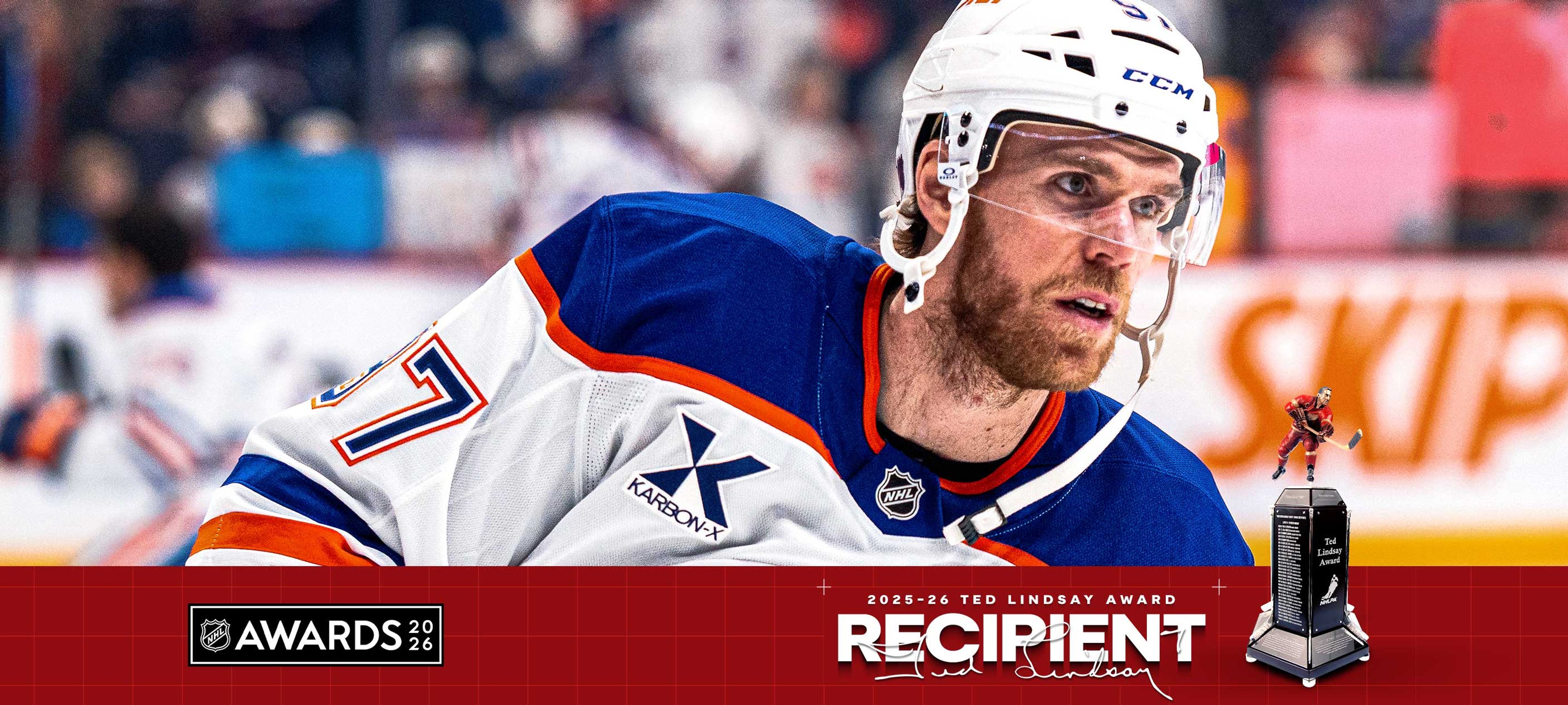 Connor McDavid Ted Lindsay Award 