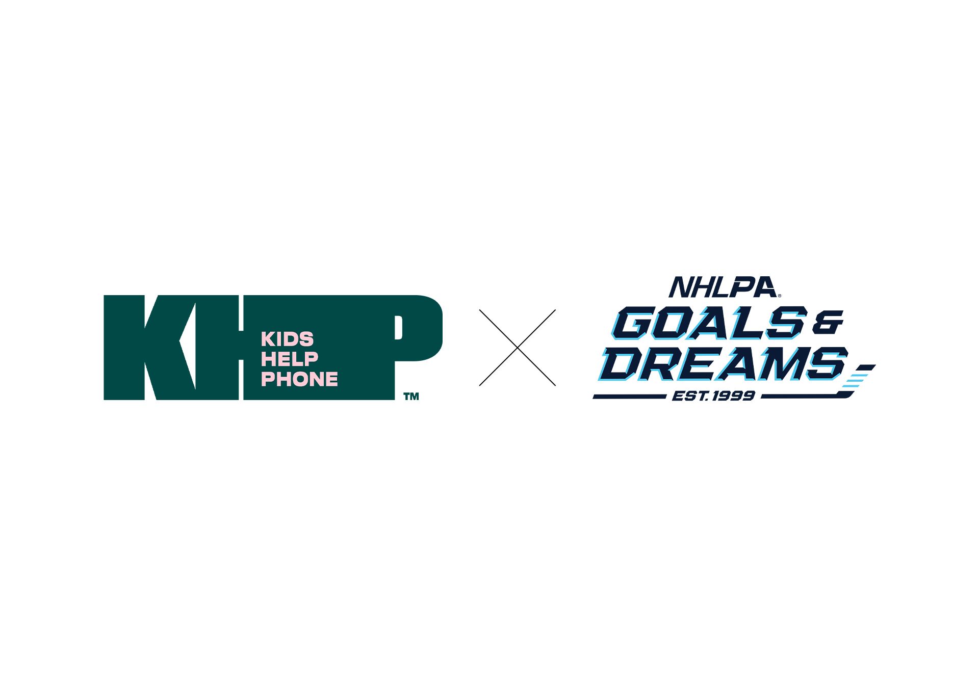 Kids Help Phone and NHLPA Goals & Dreams