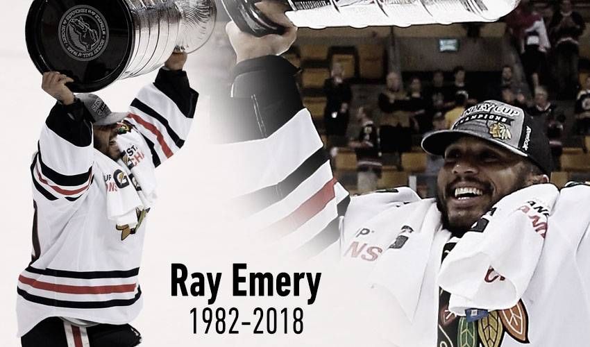 Hockey world mourns loss of Ray Emery