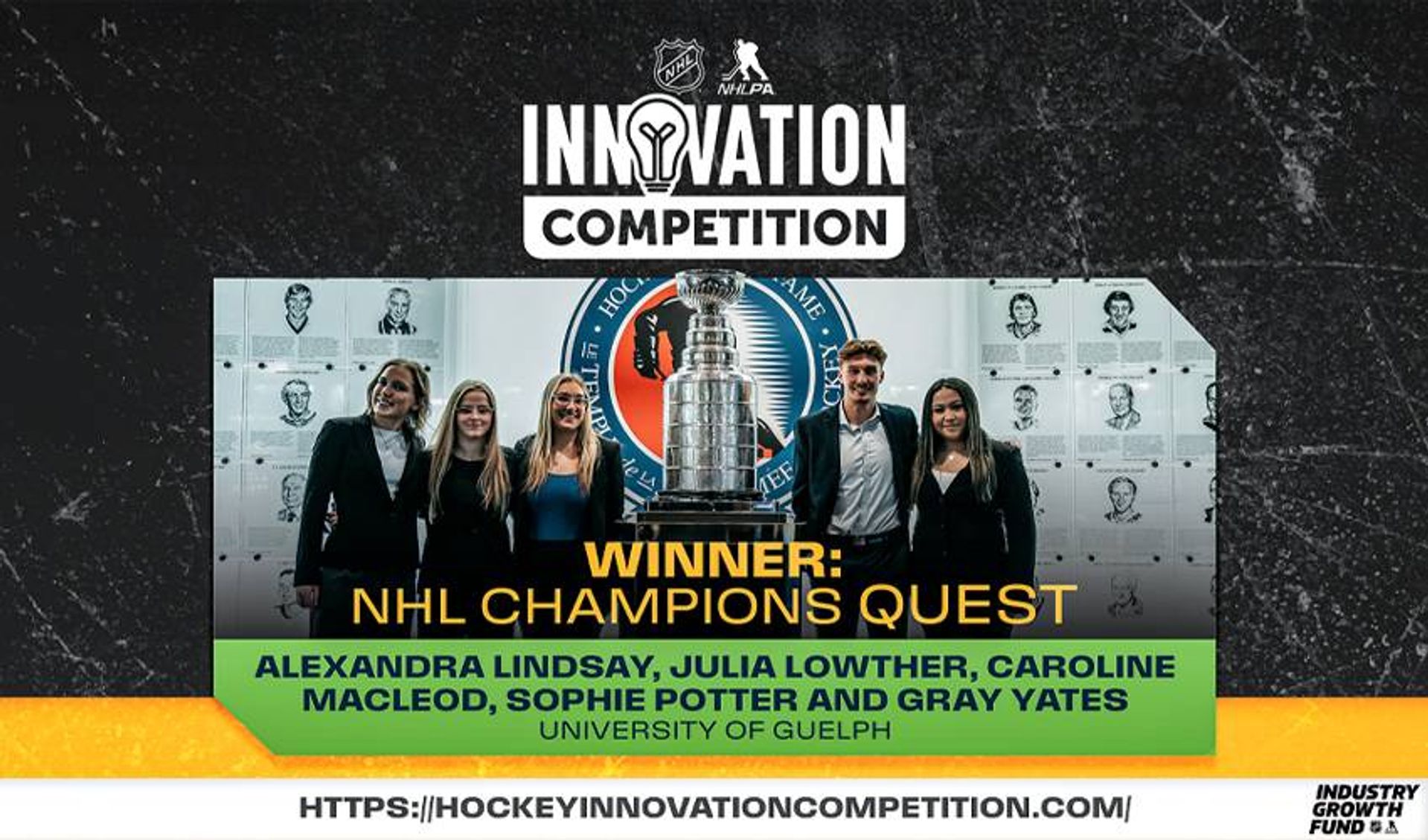 NHL/NHLPA IGF Hockey Innovation Competition announces 2025 winner