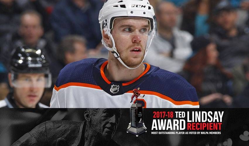 Connor McDavid earns 2017-18 Ted Lindsay Award