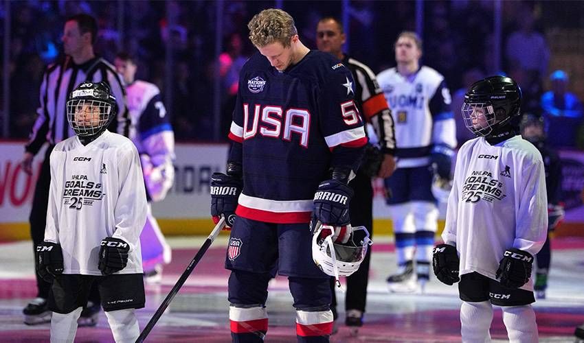 NHLPA Goals & Dreams delivers unforgettable experiences for youth at 4 Nations Face-Off