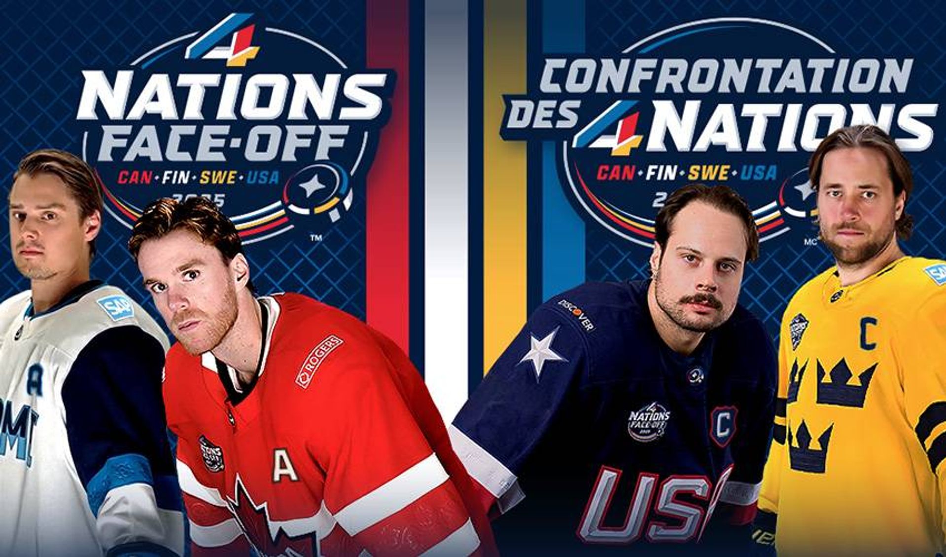 NHL and NHLPA partner with Rogers, Discover, and SAP for 4 Nations Face-Off jersey patch sponsorships