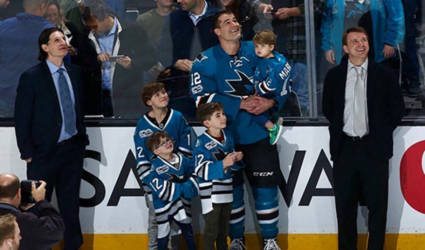 Marleau Passing Down the Love of the Game