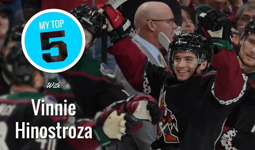 My Top 5 | Vinnie Hinostroza