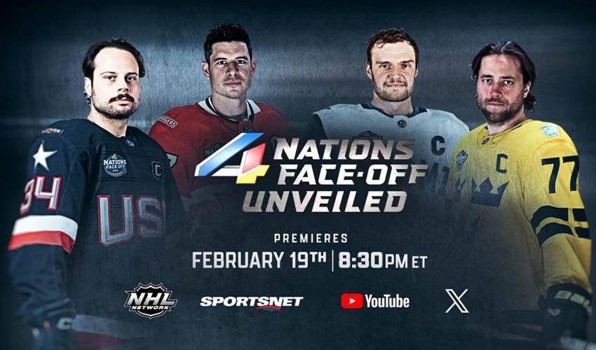 NHL Productions presents two-part “4 Nations Face-Off: Unveiled” Documentary special