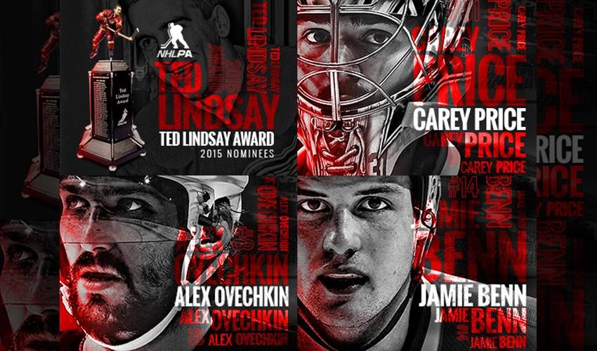 Benn, Ovechkin & Price Named Ted Lindsay Award Finalists