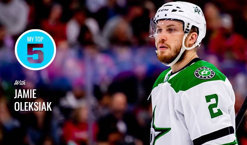 My Top 5 | Jamie Oleksiak
