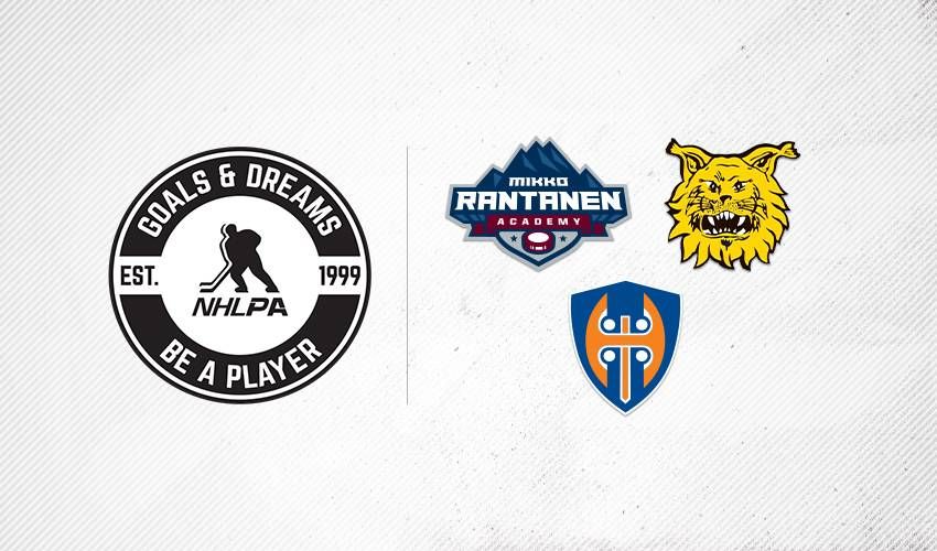 NHLPA Goals & Dreams fund donates 45 sets of hockey equipment to youth programs in Finland