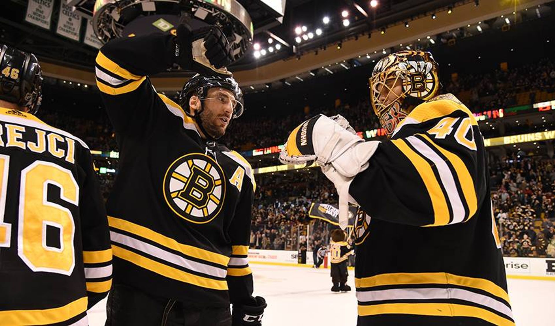 Rask sets the tone for Bruins