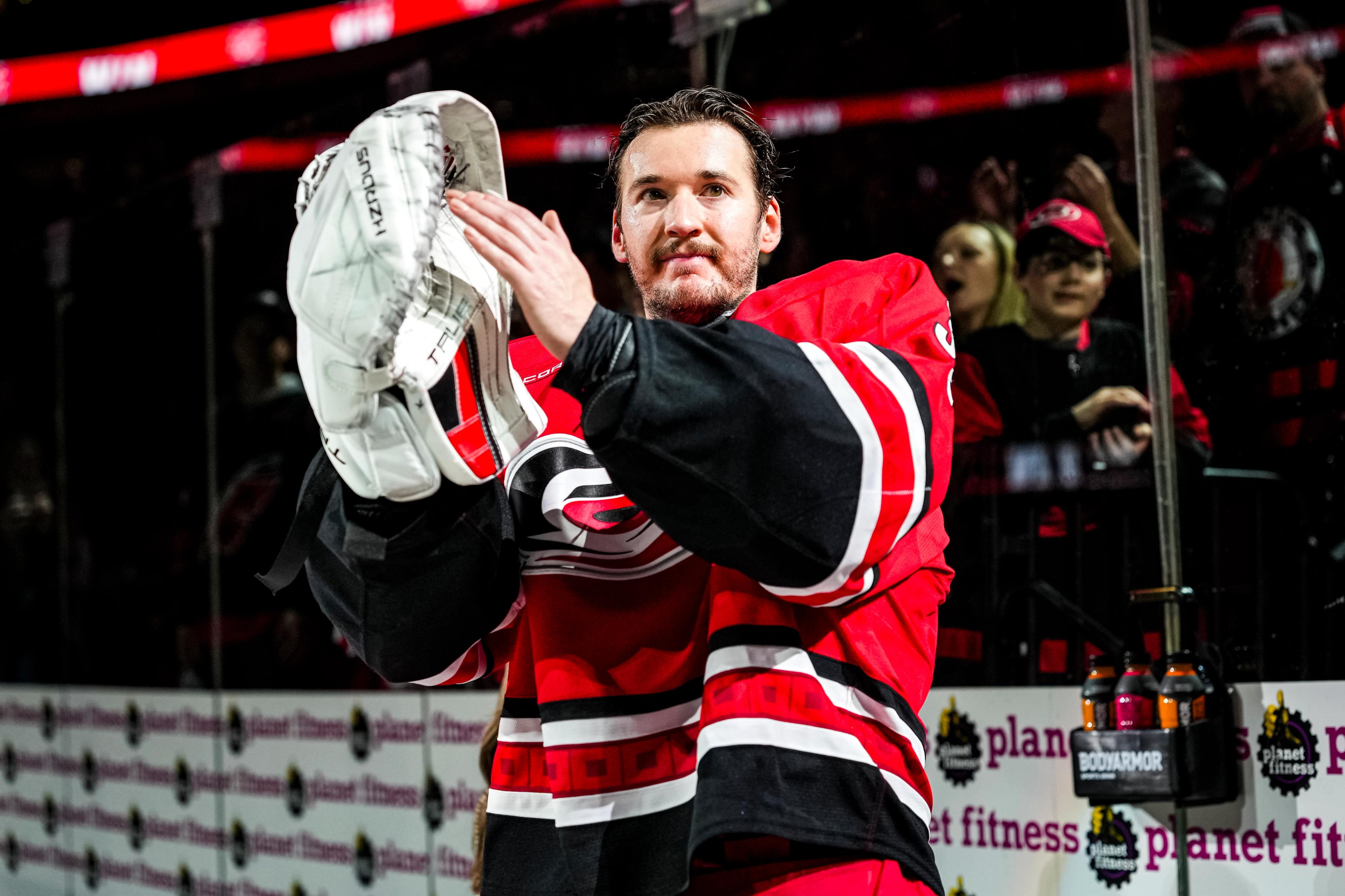 Brandon Bussi of the Carolina Hurricanes 