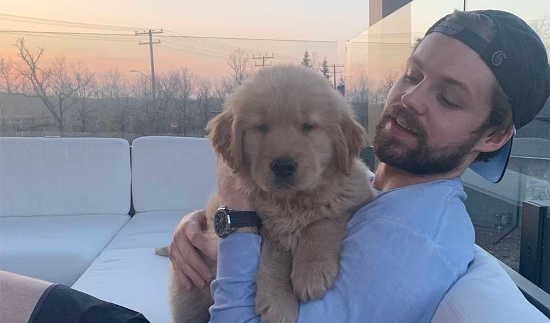 Josh Morrisey saddled up for playoff action with new pal, Ace