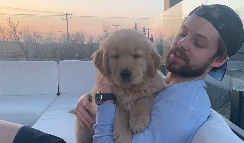 Josh Morrisey saddled up for playoff action with new pal, Ace