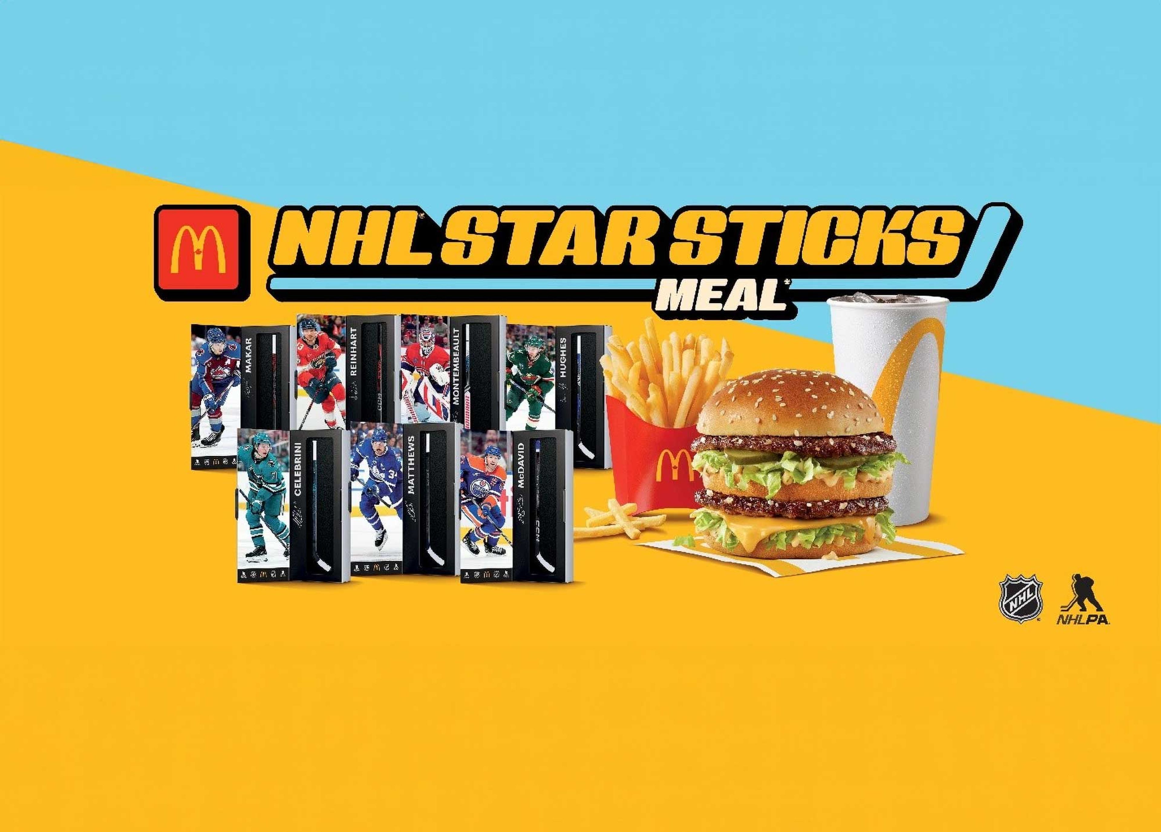NHL’s Biggest Stars Team Up with McDonald’s Canada to Launch the New  NHL® Star Sticks Meal
