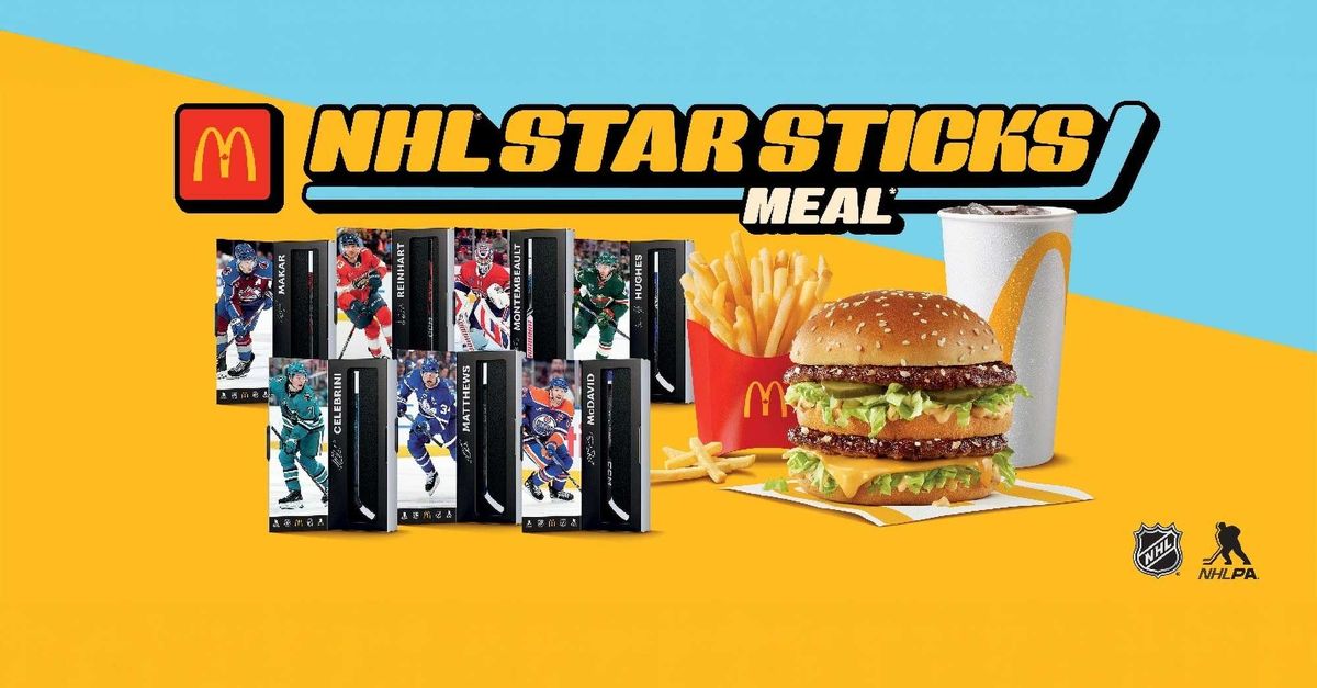 NHL’s Biggest Stars Team Up with McDonald’s Canada to Launch the New NHL® Star Sticks Meal
