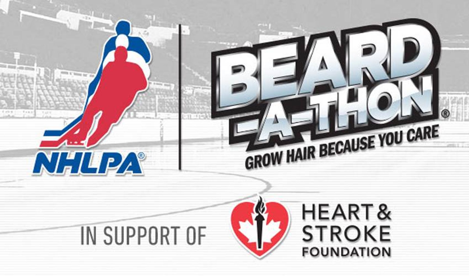 NHLPA and the Heart and Stroke Foundation join together for third straight year on NHLPA Beard-a-thon