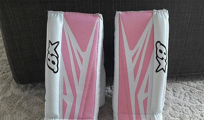 Antti Raanta Had Custom Goalie Pads Made for his Newborn Girl