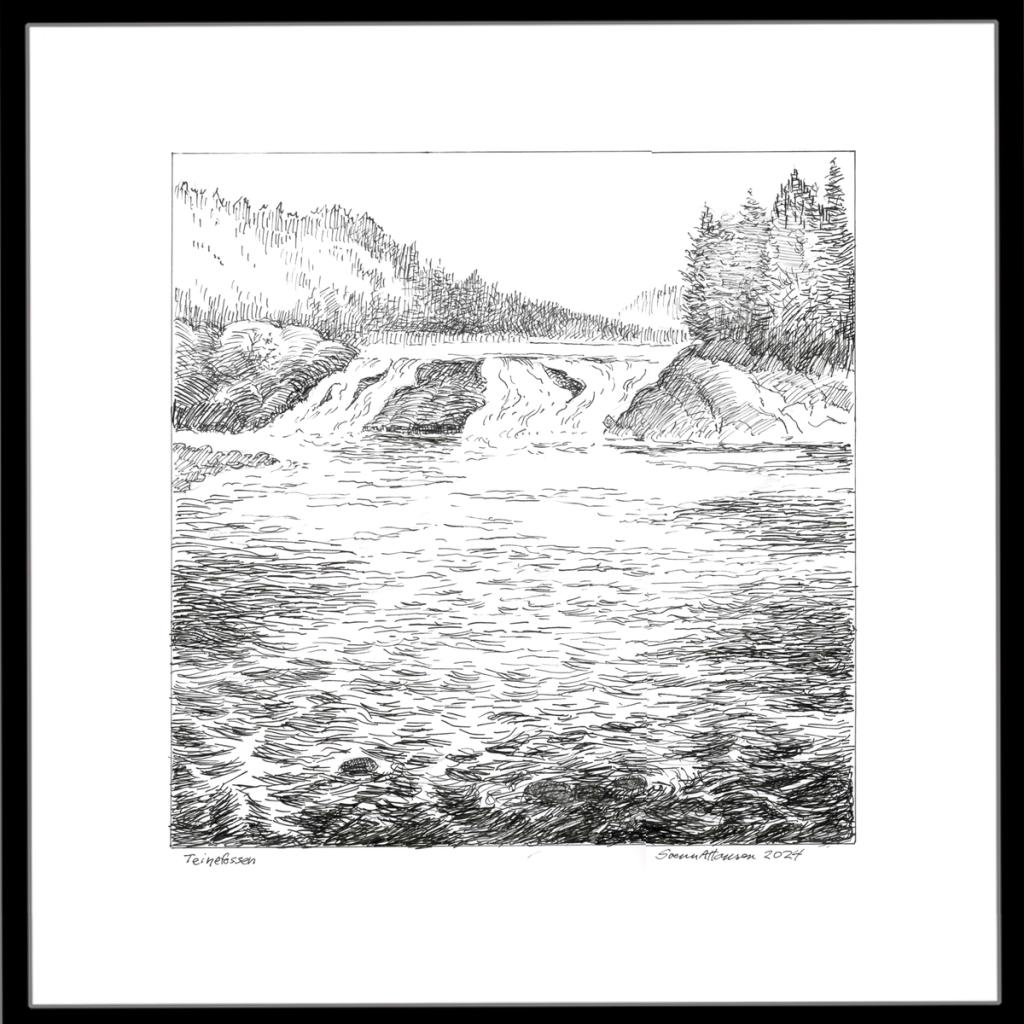 Sommer i Teinefossen