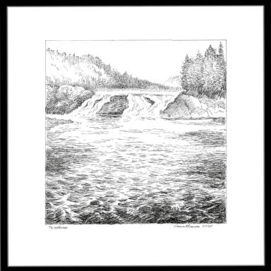 Sommer i Teinefossen