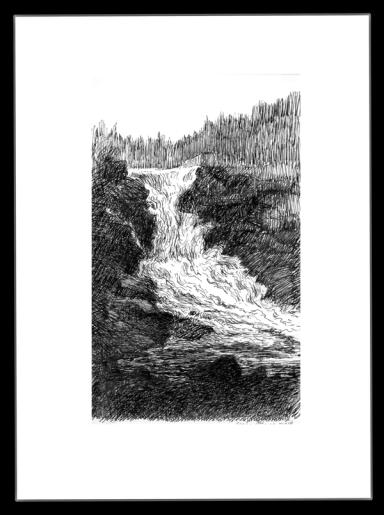 Brattefoss i Digeelva