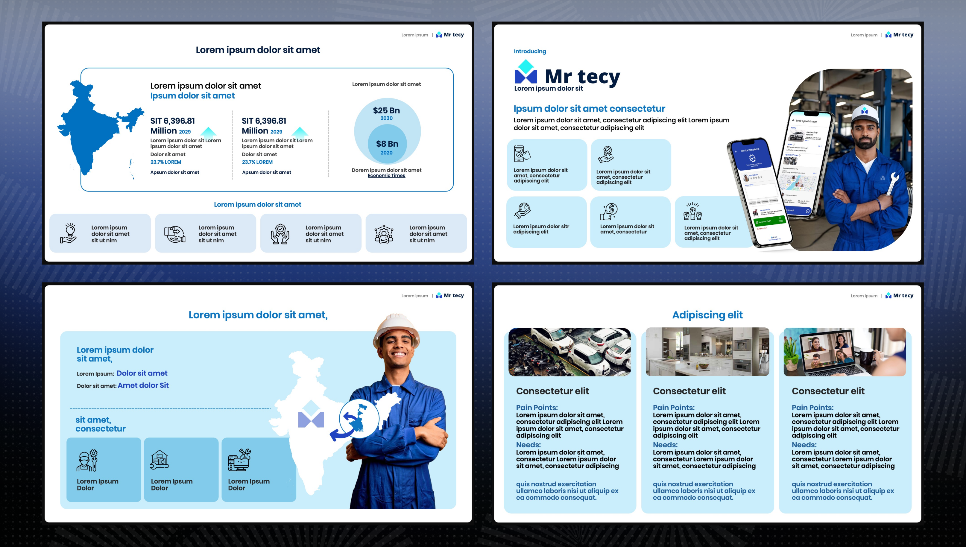 Mr Tecy pitch deck slide 2
