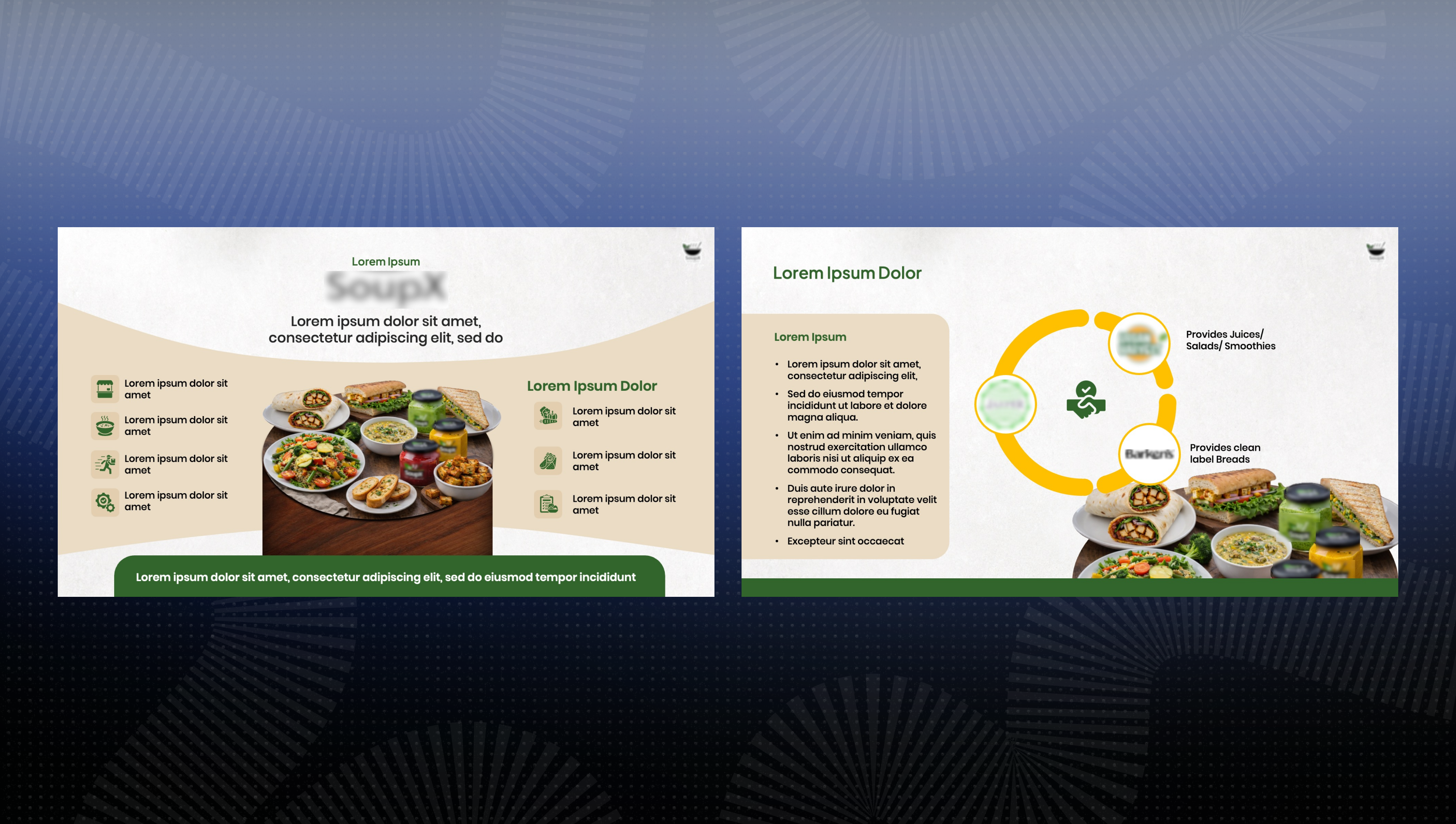 Healthy Food Brand pitch deck slide 3