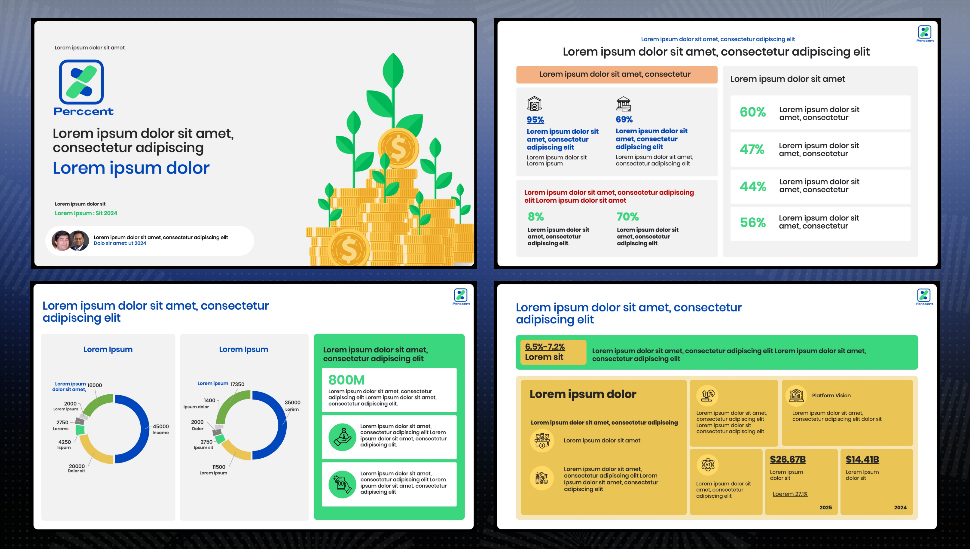 Perccent pitch deck slide 1