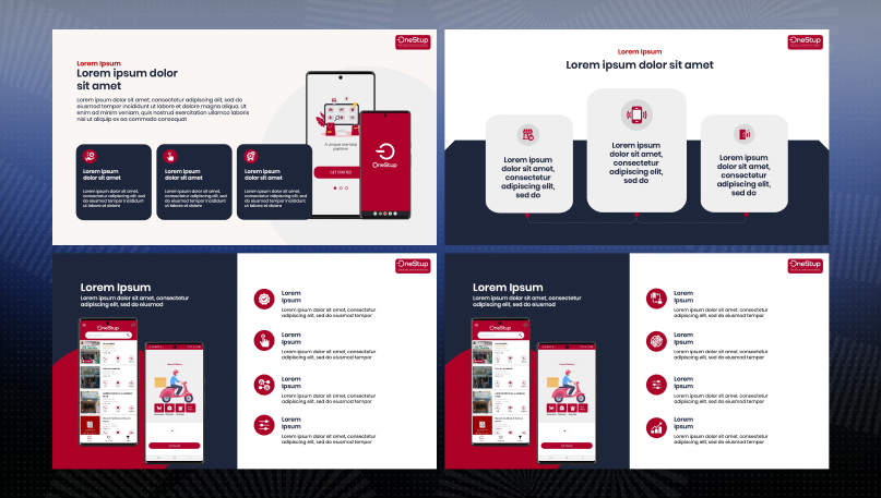 OneStup pitch deck slide 2
