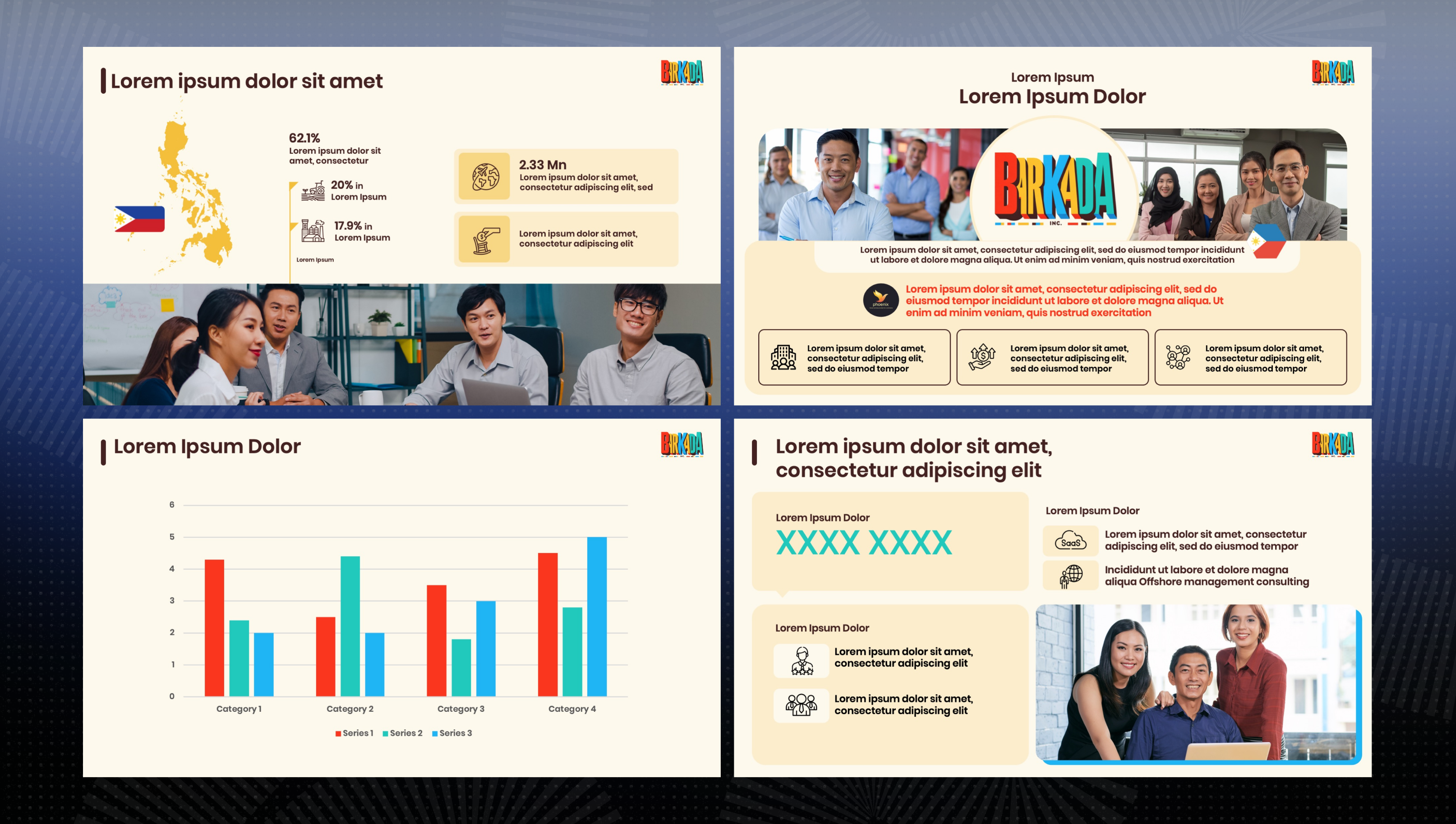 Barkada pitch deck slide 2