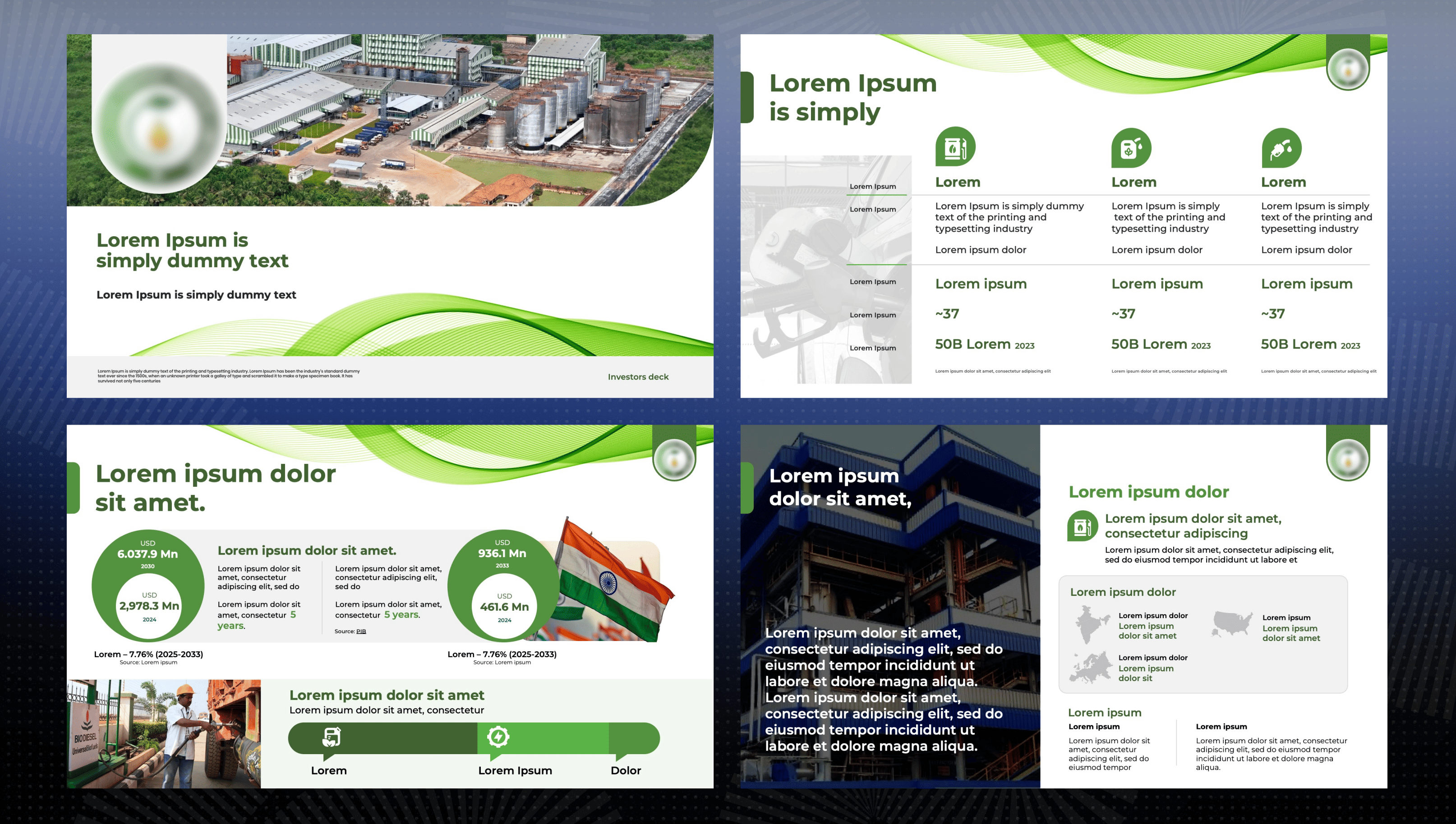 Biodiesel Manufacturing pitch deck slide 1