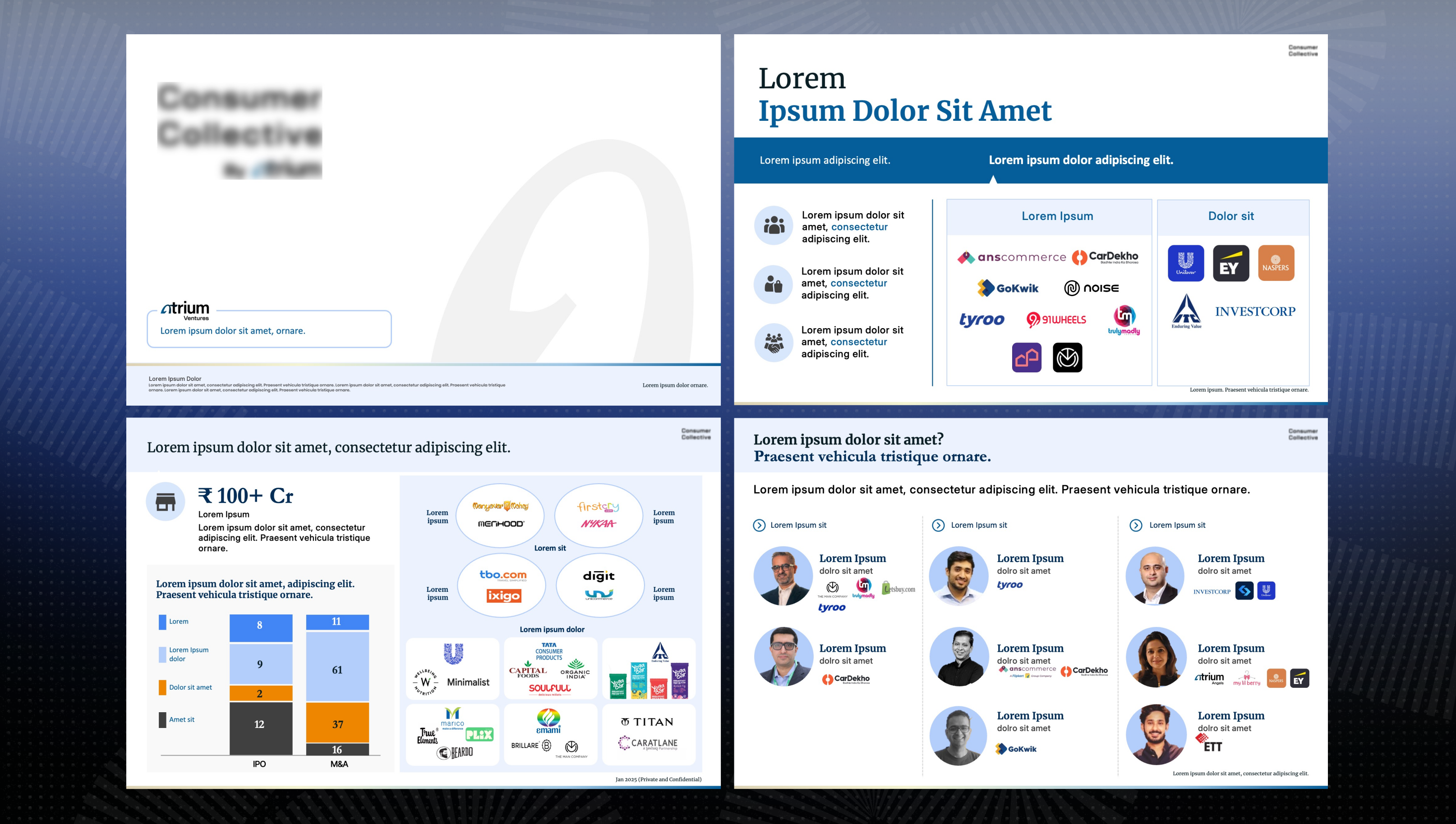 Angel Fund pitch deck slide 1