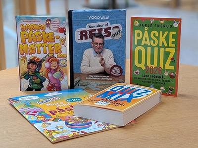 Fem bøker med quiz og underholdning