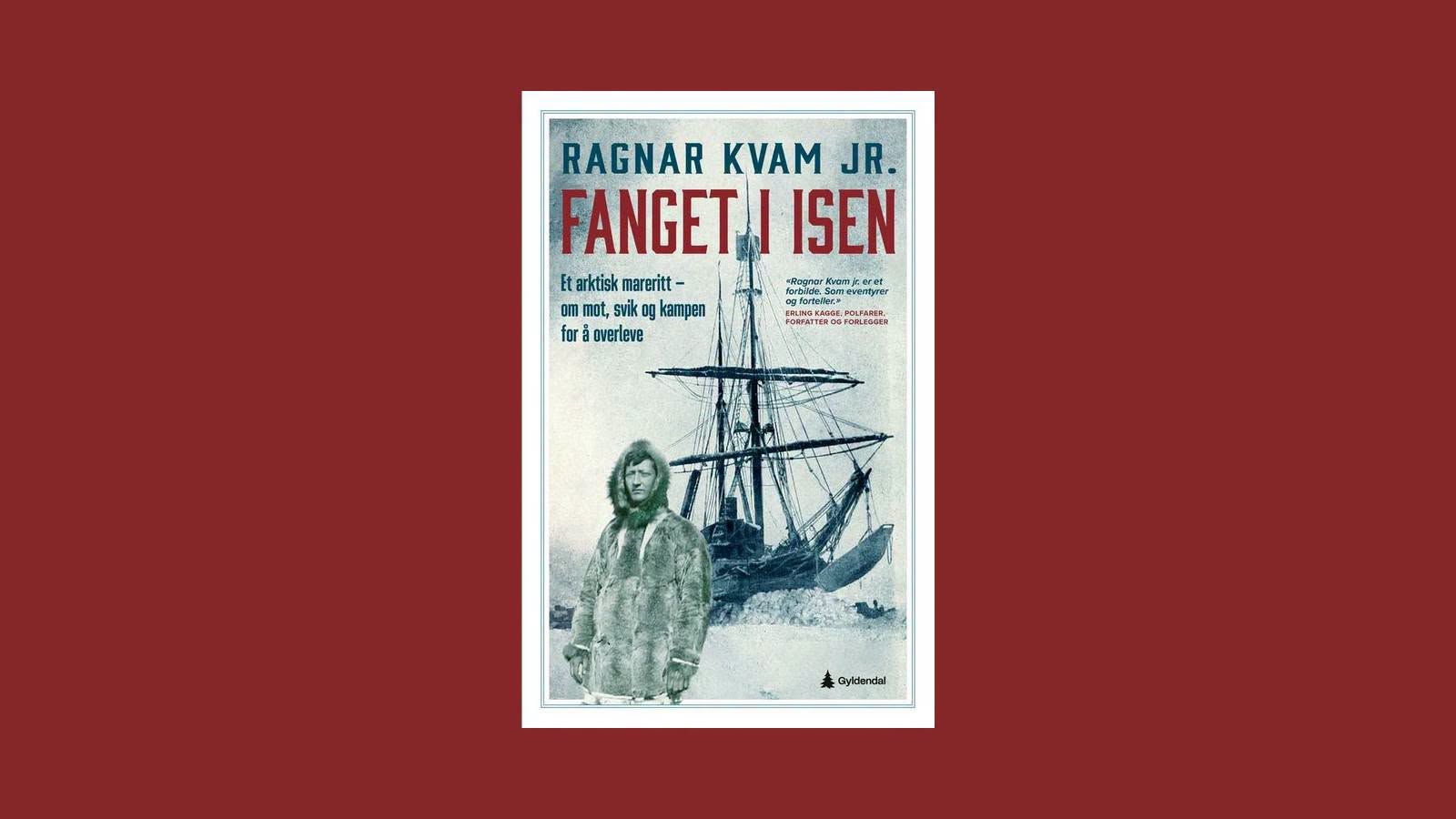 Omslaget på boka "Fanget i isen"