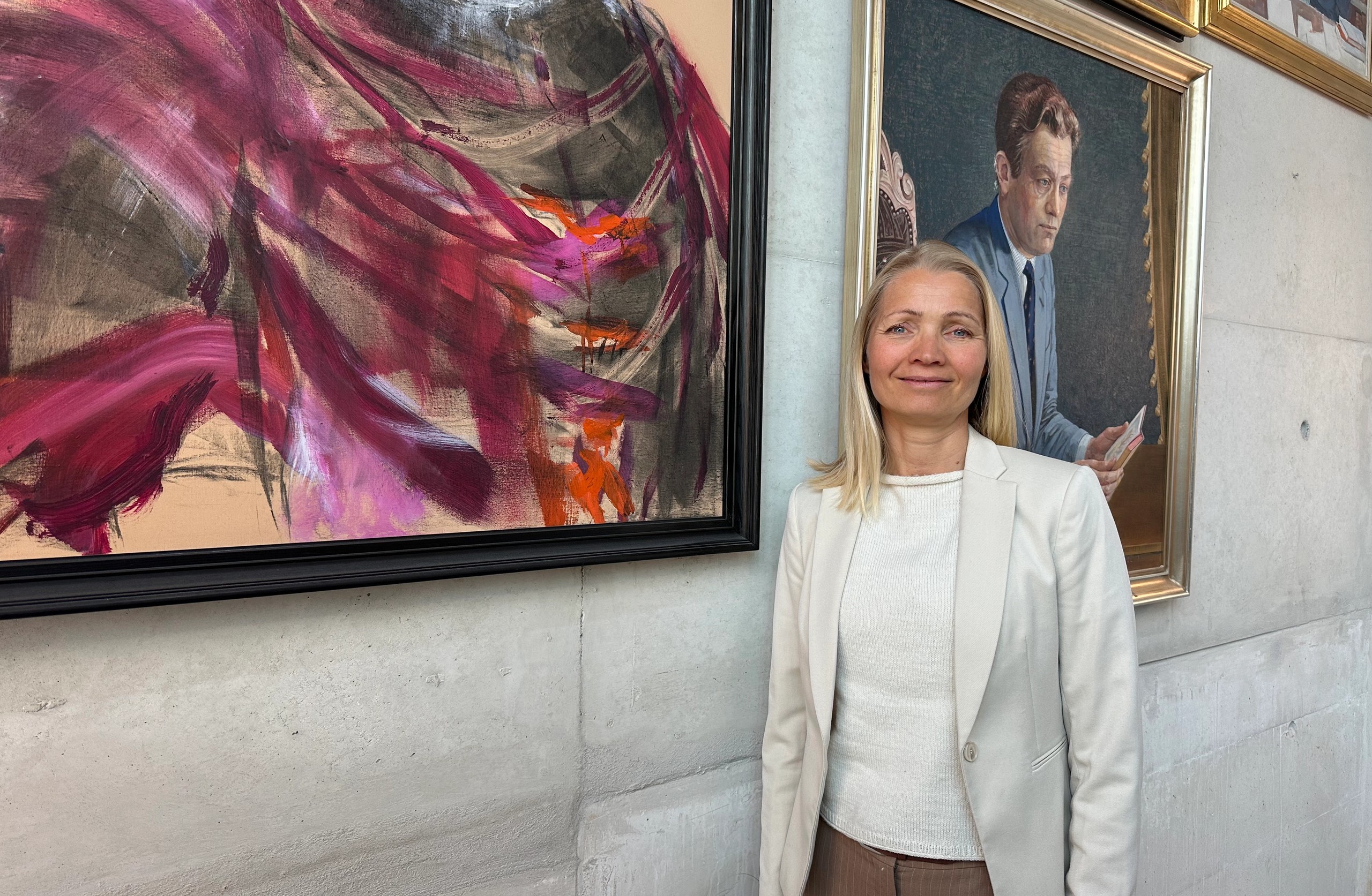 Foto av Ingrid Oos Hove, forlagssjef for innhold og akkvisisjon i Gyldendal.