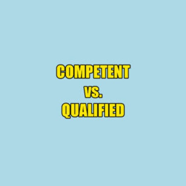 Competent Person Vs. Qualified Person