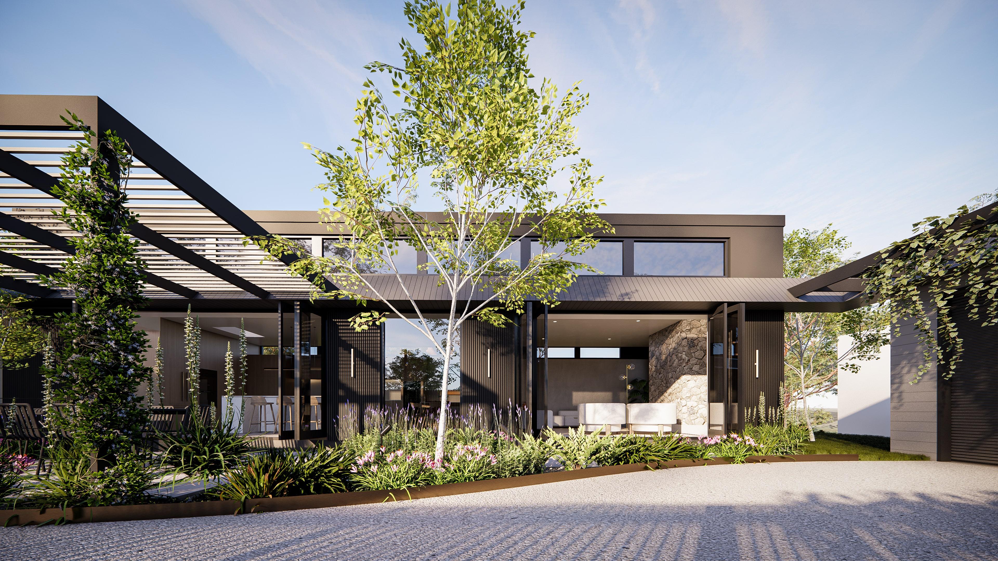 Rocks House concept render by Invilla Architecture