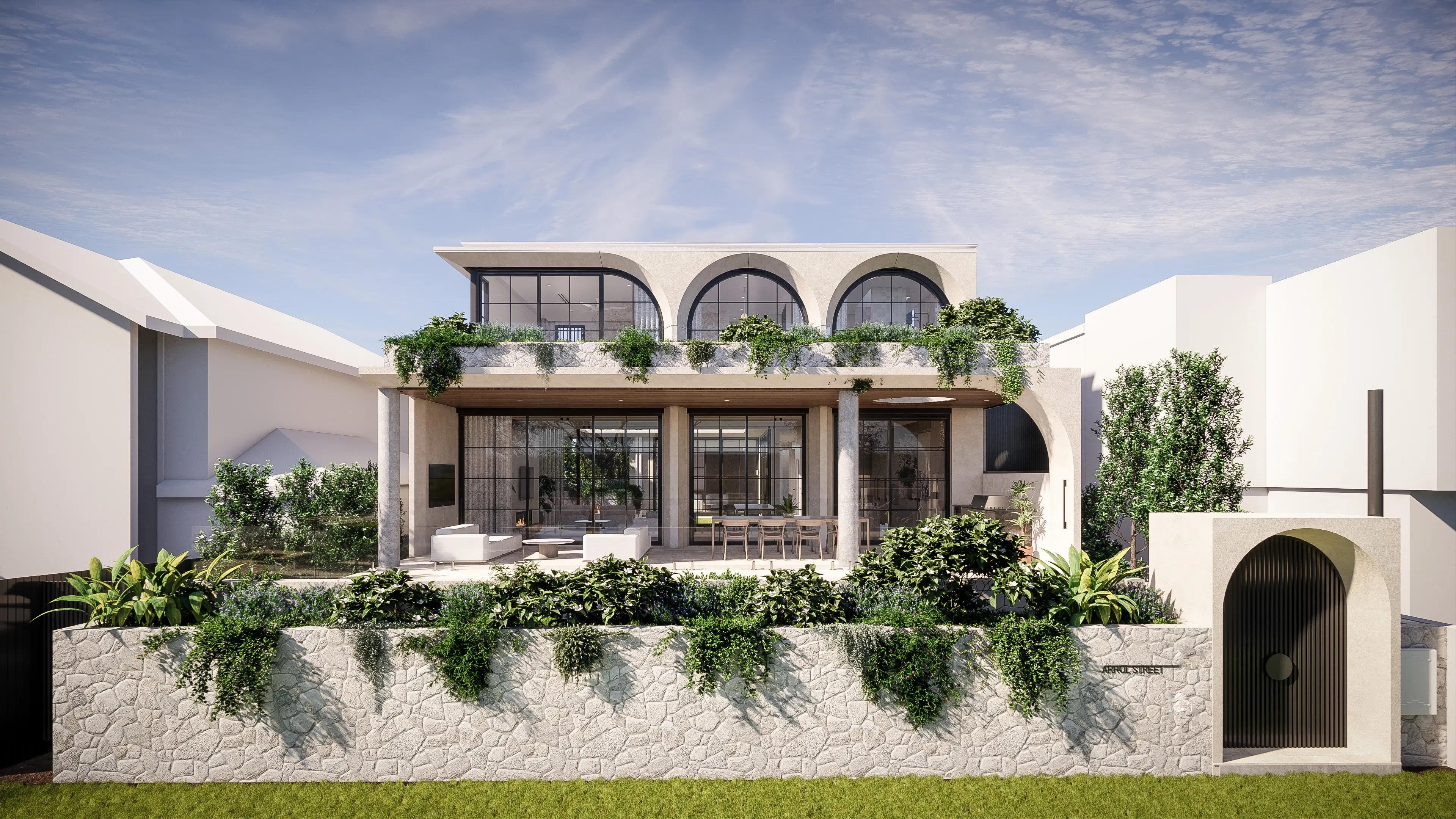 Concept Development render of a new house design by Invilla Architecture