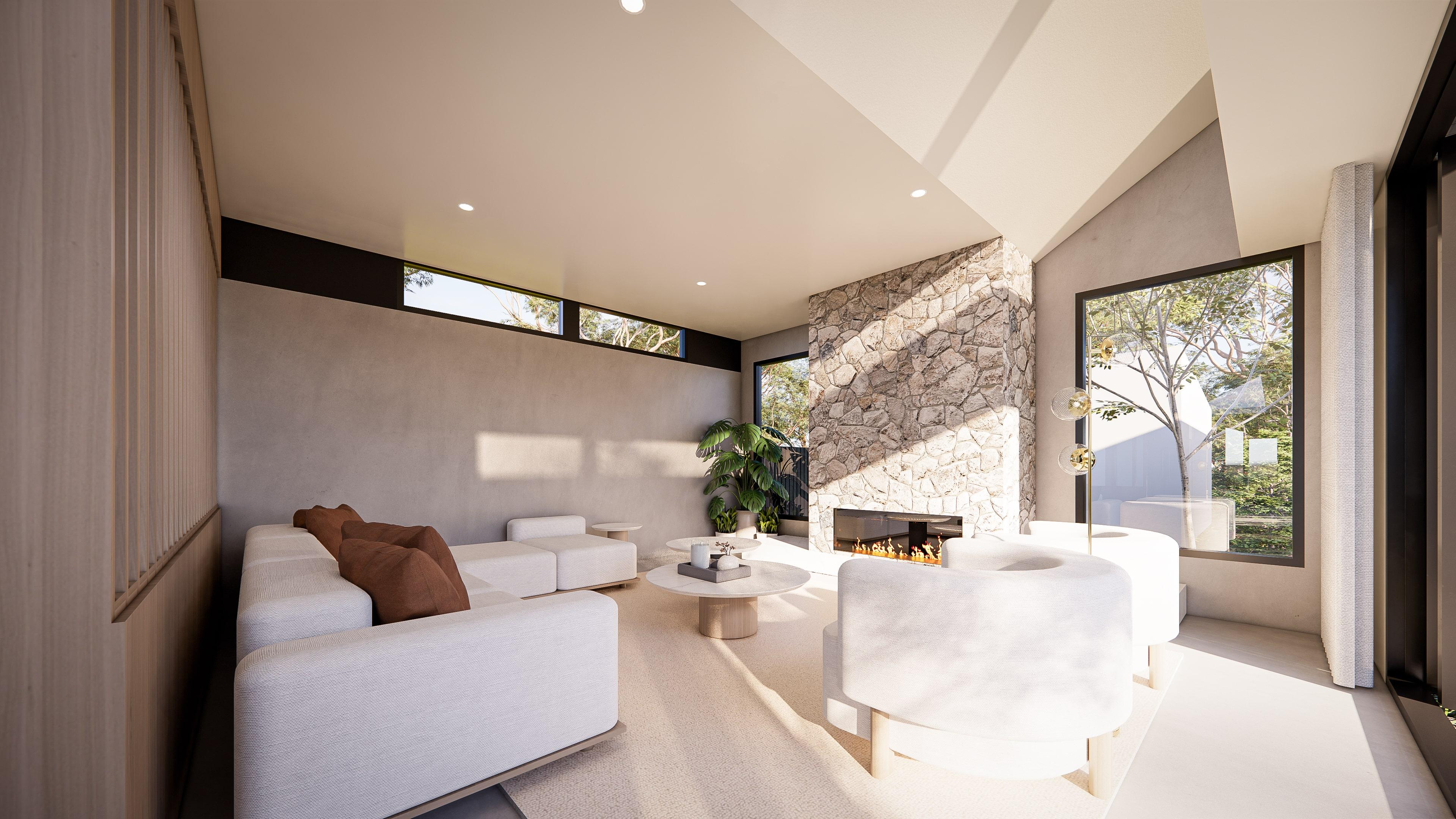 Rocks House concept render by Invilla Architecture