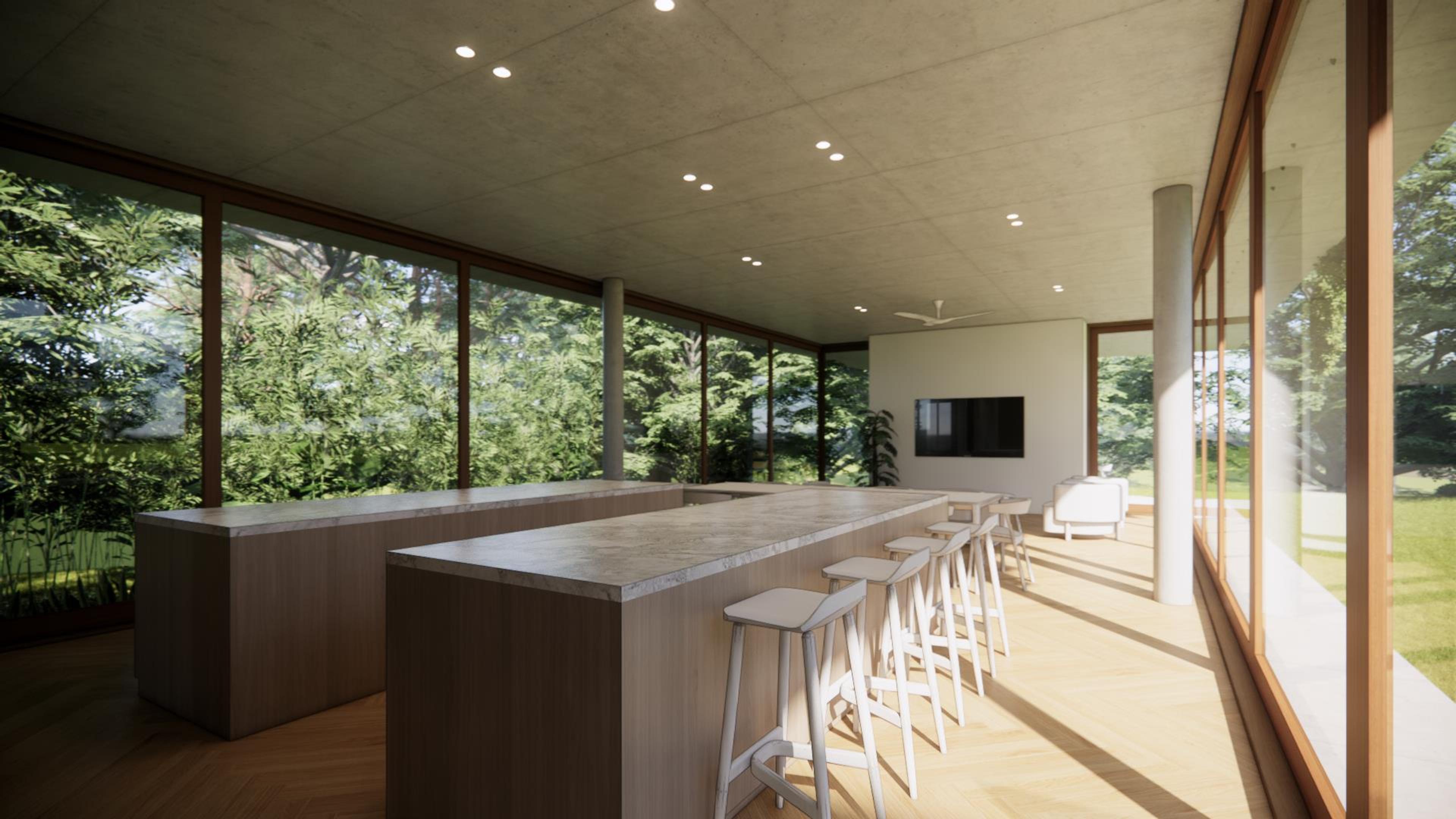 Tristania House concept render by Invilla Architecture