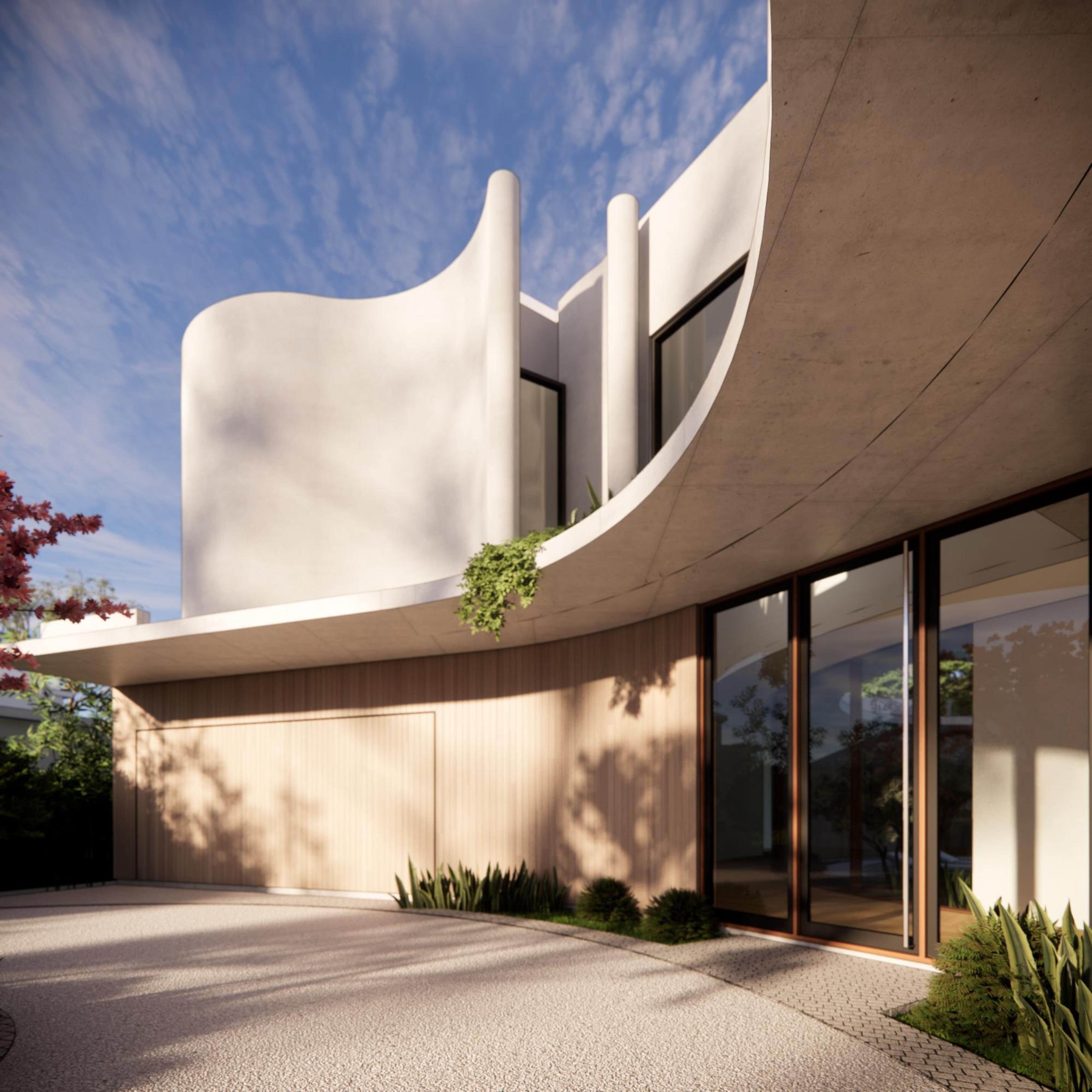 Tristania House concept render by Invilla Architecture