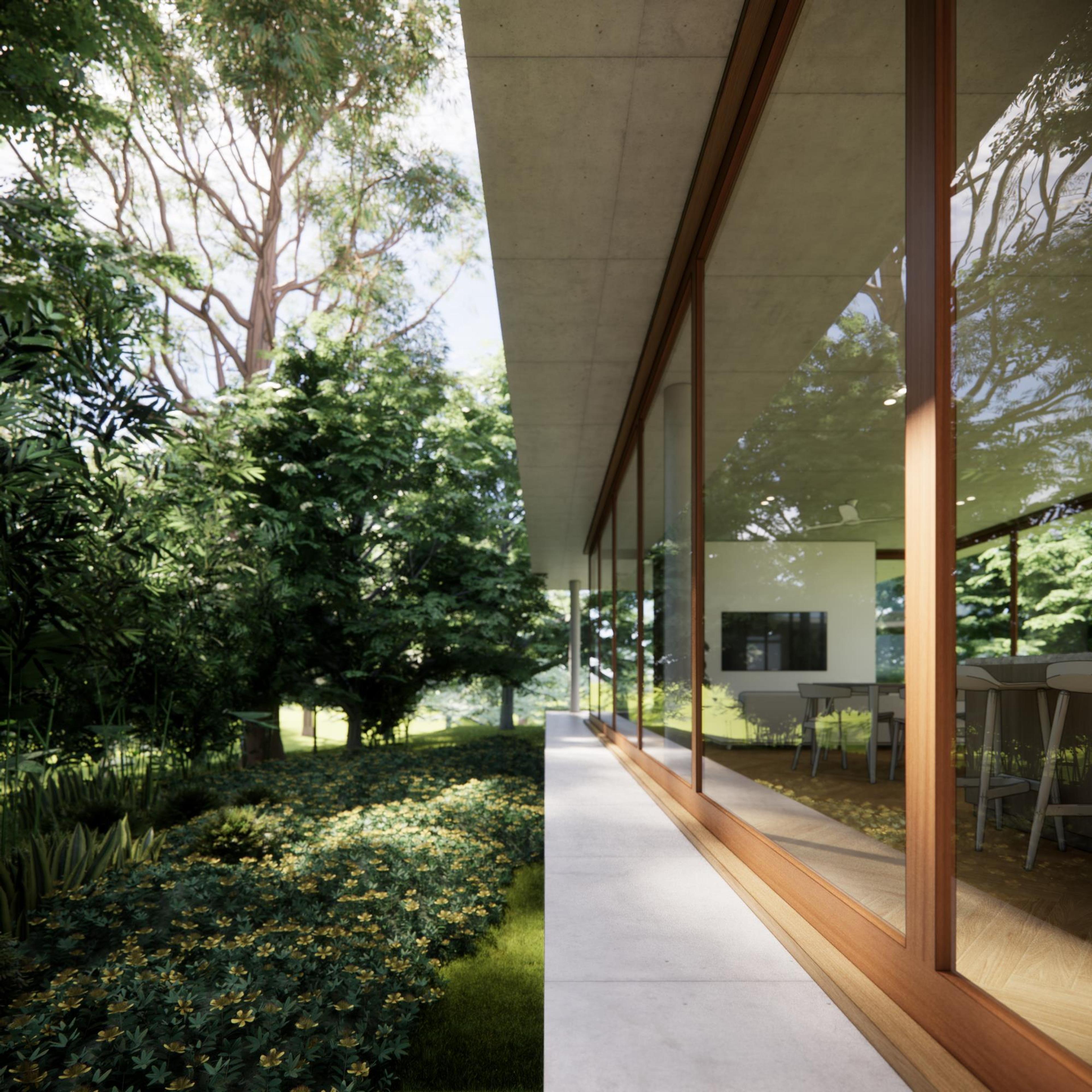 Tristania House concept render by Invilla Architecture