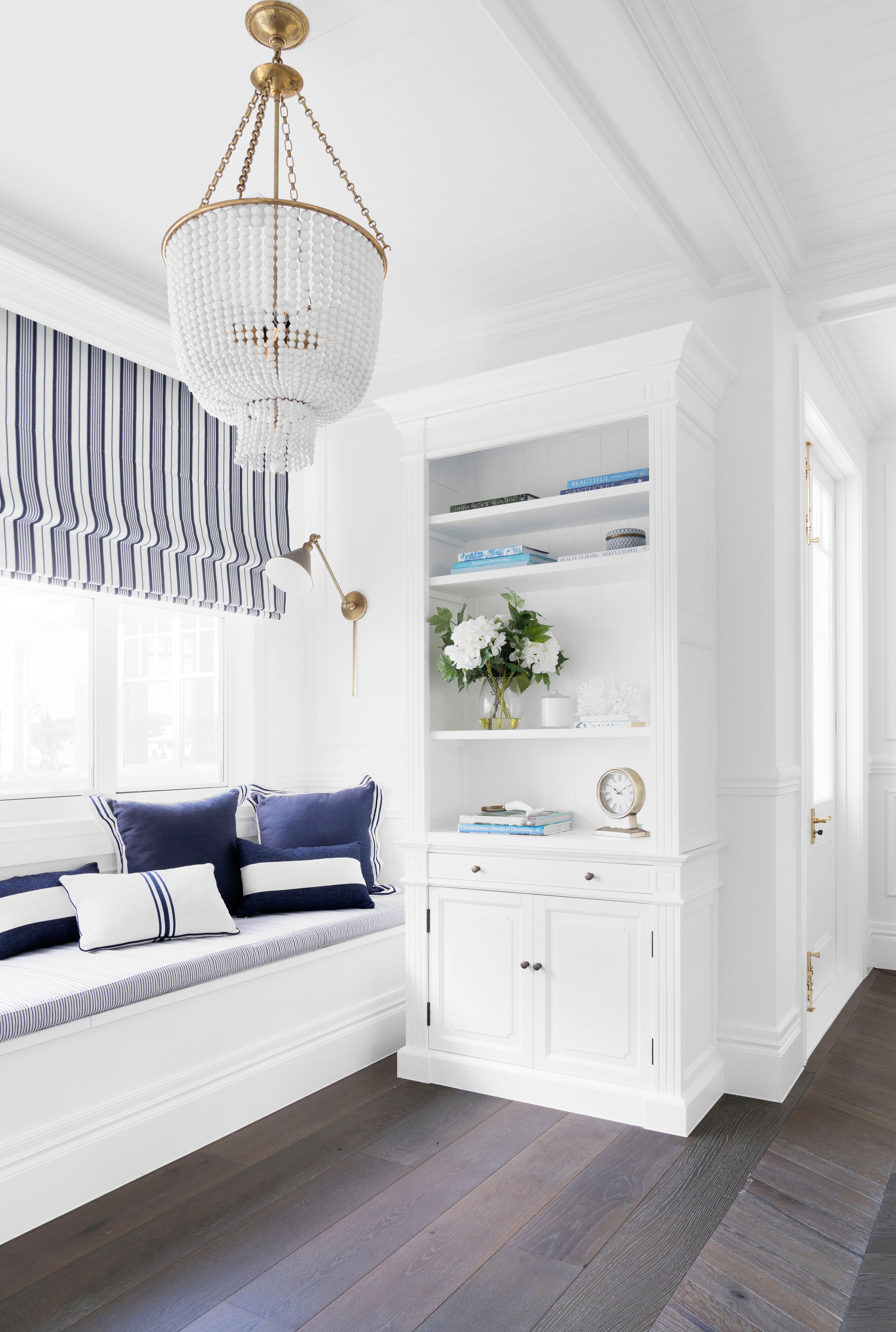 Custom joinery window seat in a Noosa luxury home