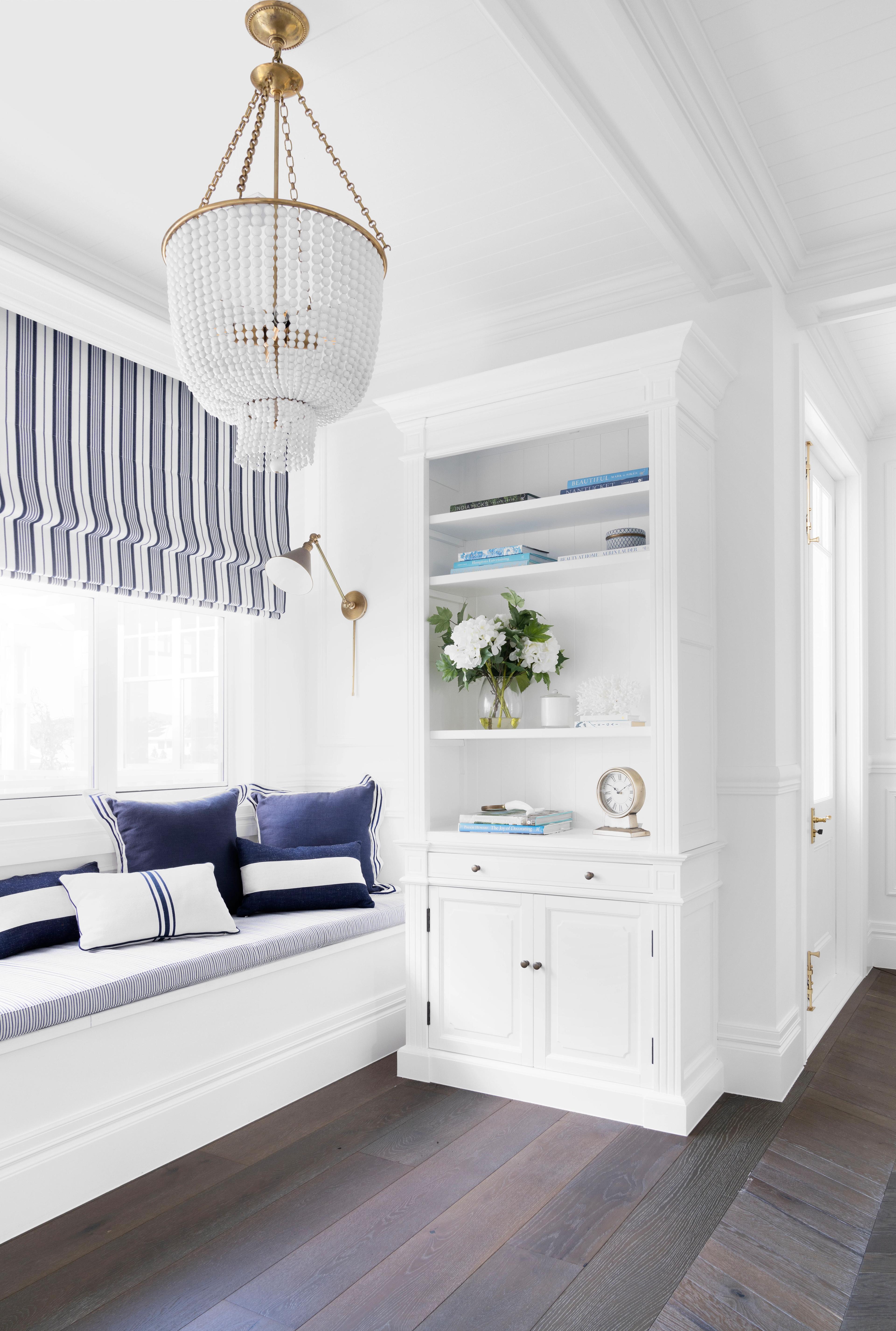 Custom joinery window seat in a Noosa luxury home