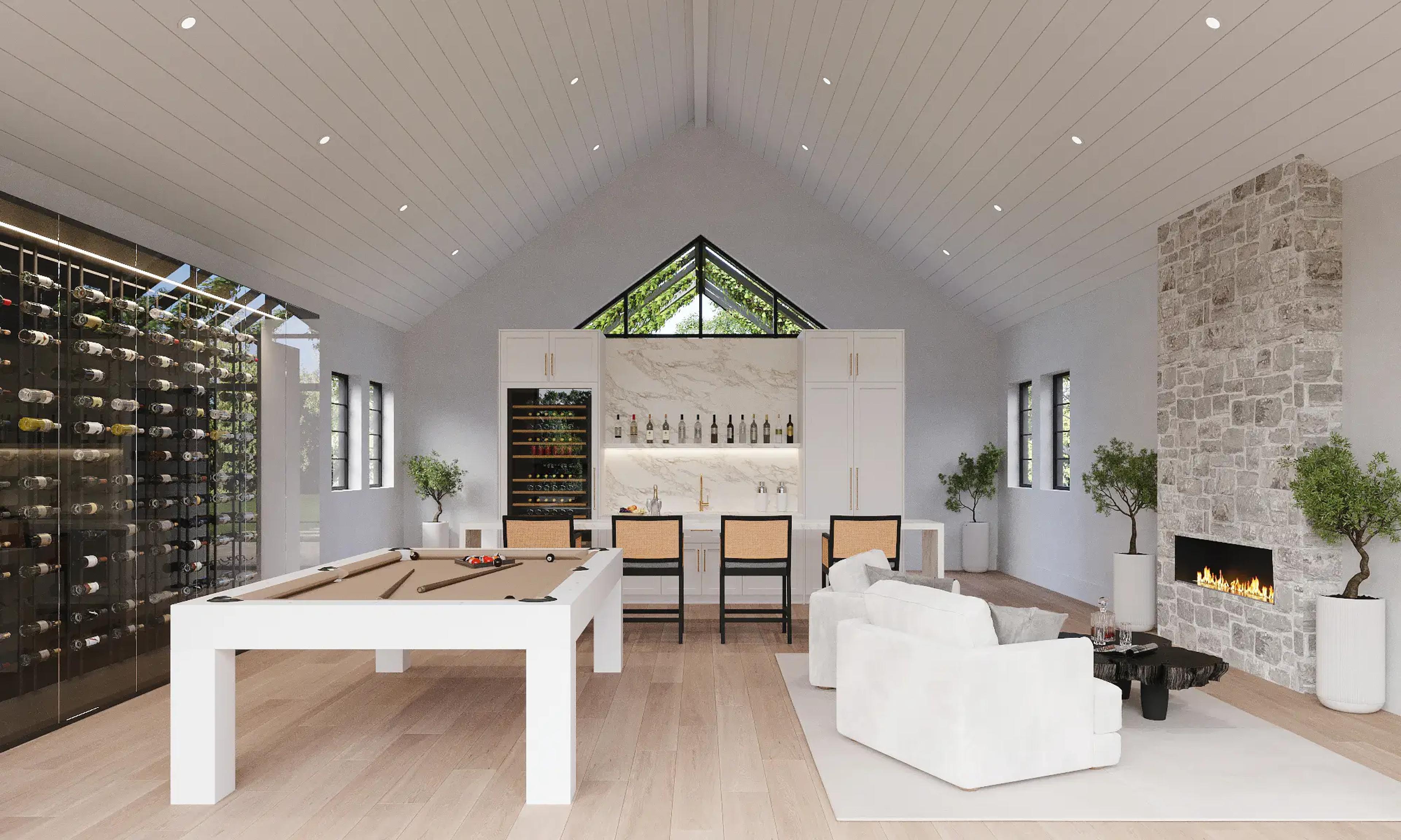 Gibbston Back House concept render by Invilla Architecture