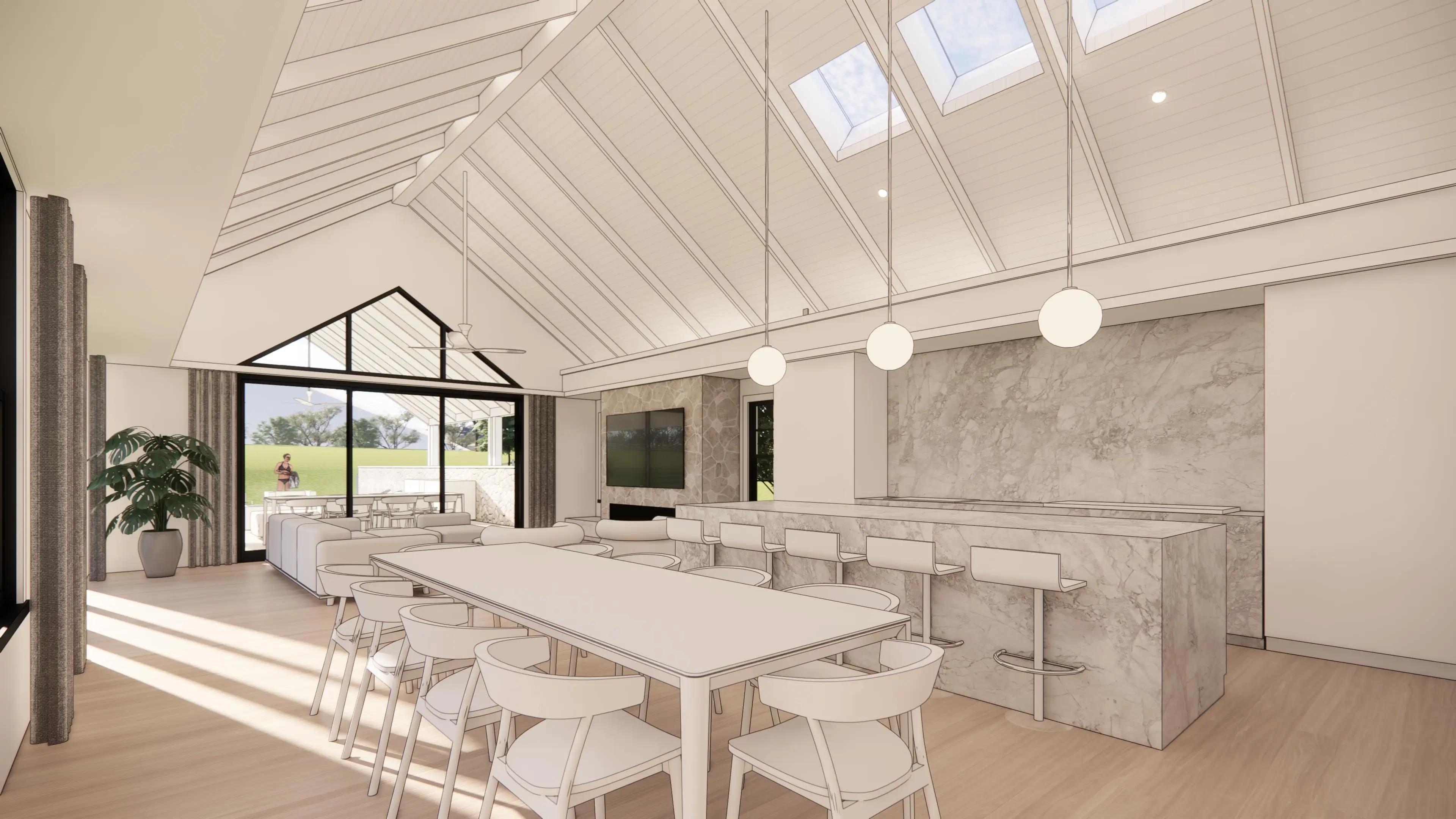 Davison House concept render by Invilla Architecture