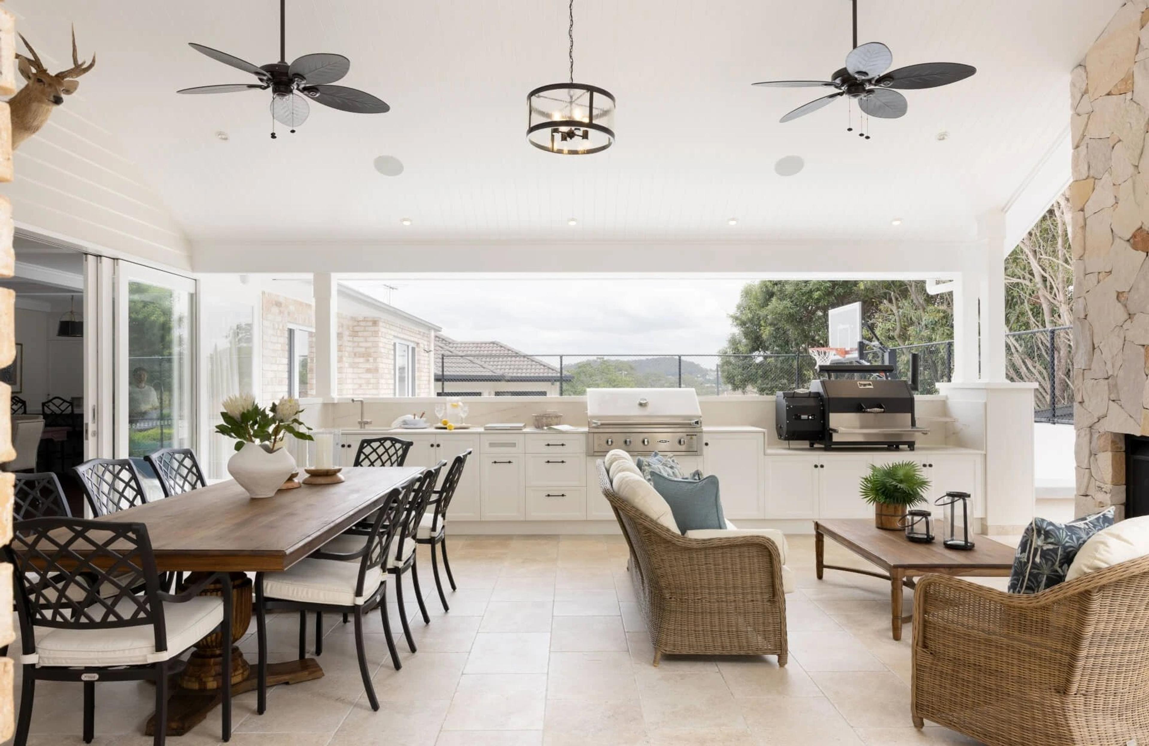 Outdoor living area in Brisbane