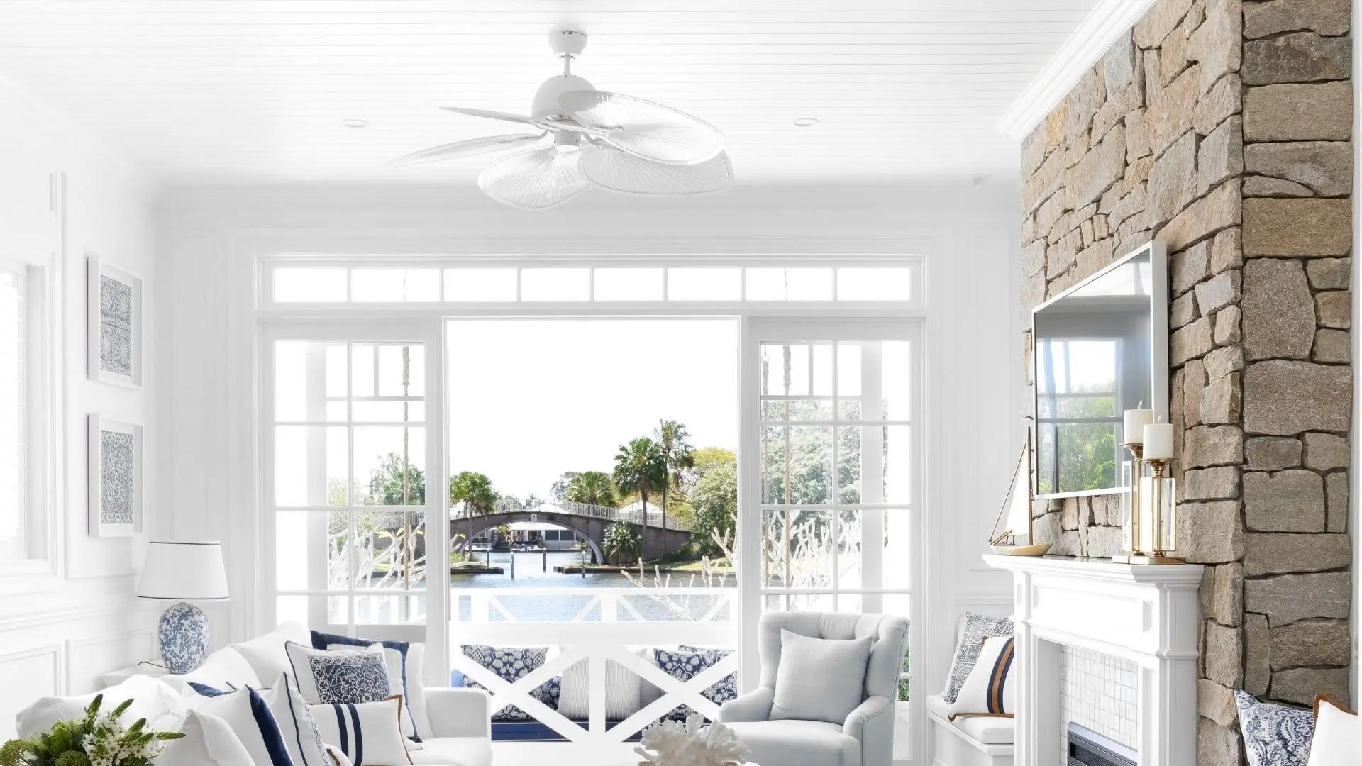 High ceilings in a custom architect designed home